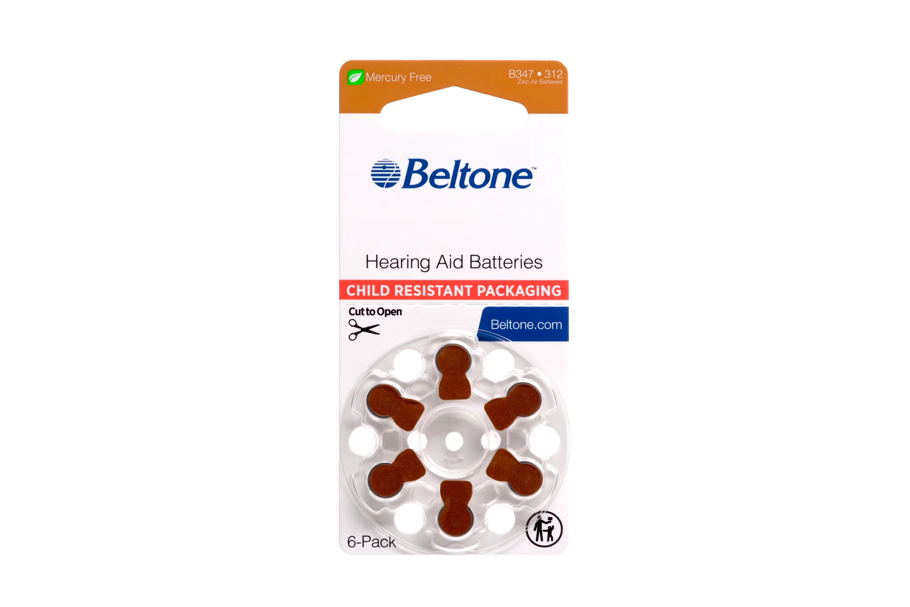 Beltone Hearing Aid Battery Size 312