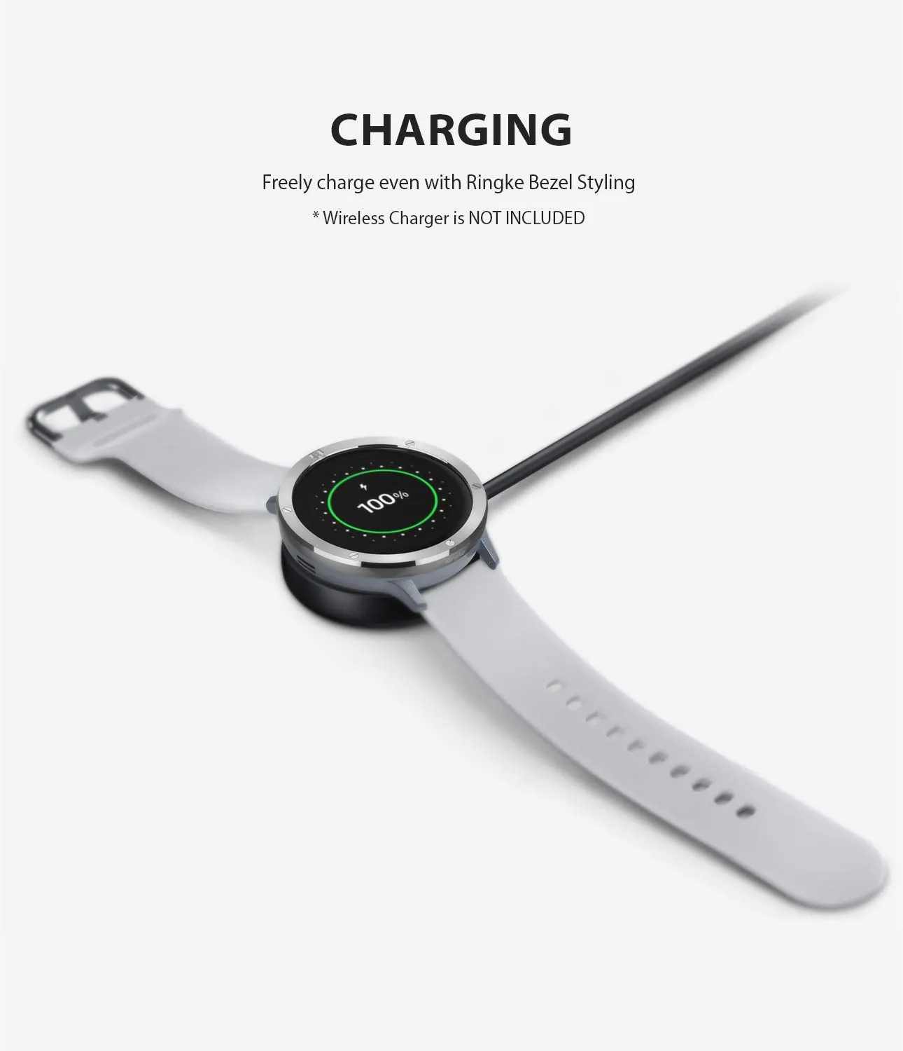 Bezel Styling Cover for Galaxy Watch Active 2 44mm (2019) - GW-A2-44-40 [Stainless Steel]