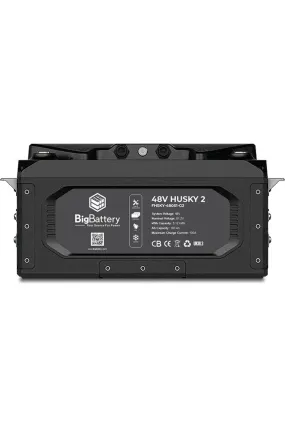 BigBattery | 48V HUSKY 2 | LiFePO4 Lithium Battery 5.12kWh | For RVs, Camper Vans & Commercial Vehicles (PRE-ORDER)