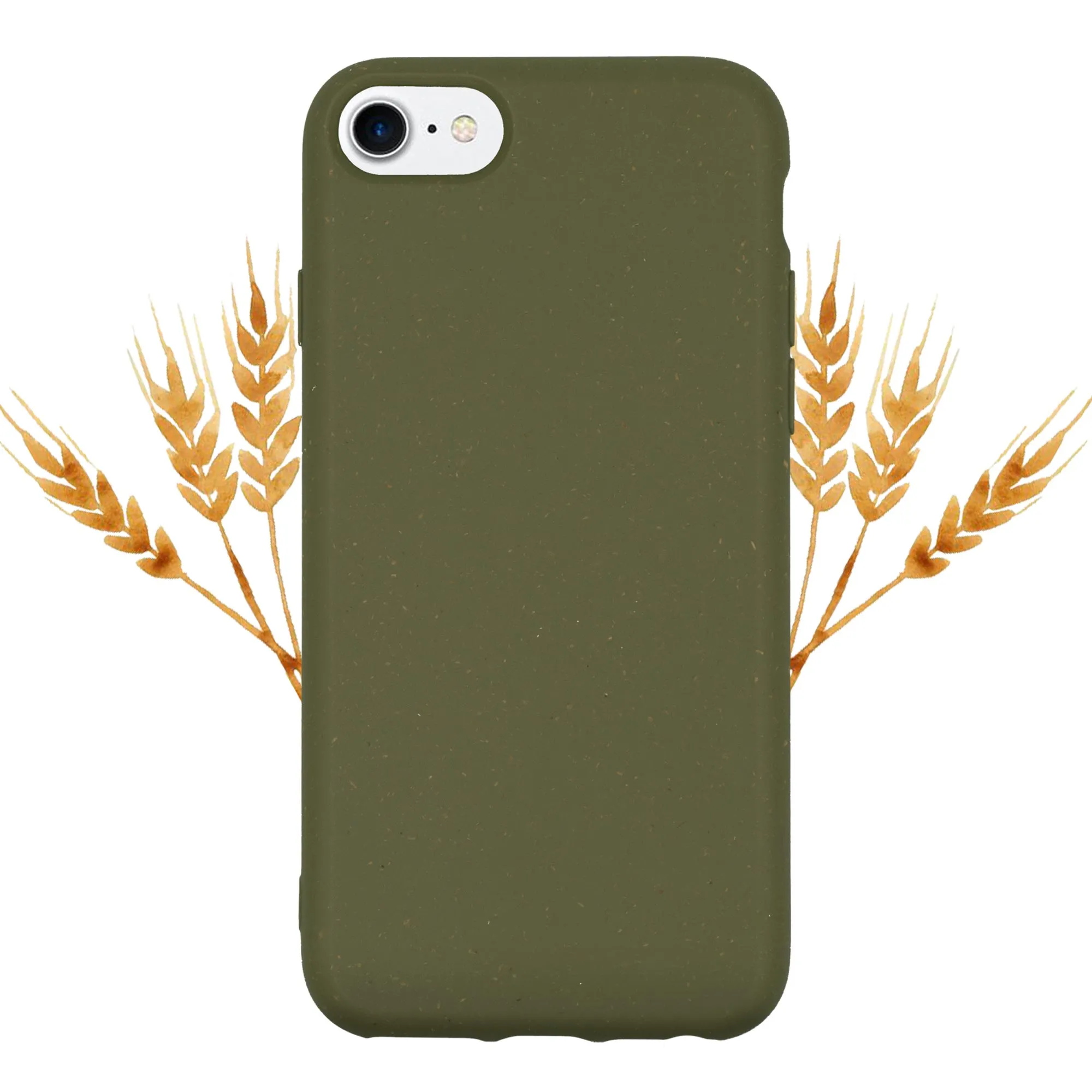 Biodegradable phone case - Olive green