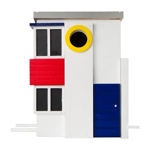 Bird House and Bird Feeder De Stijl