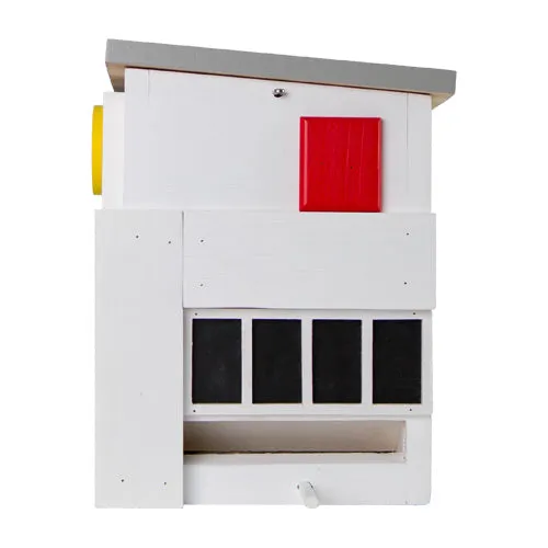 Bird House and Bird Feeder De Stijl