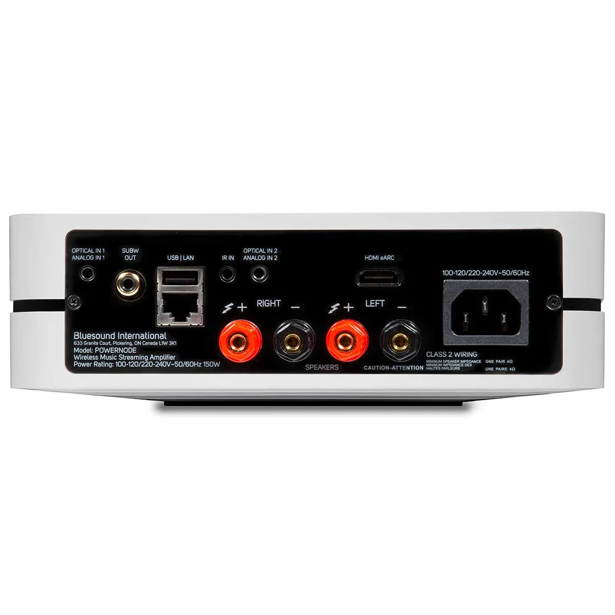 Bluesound PowerNode N330 Wireless Multi-Room Hi-Res Music Streaming Amplifier