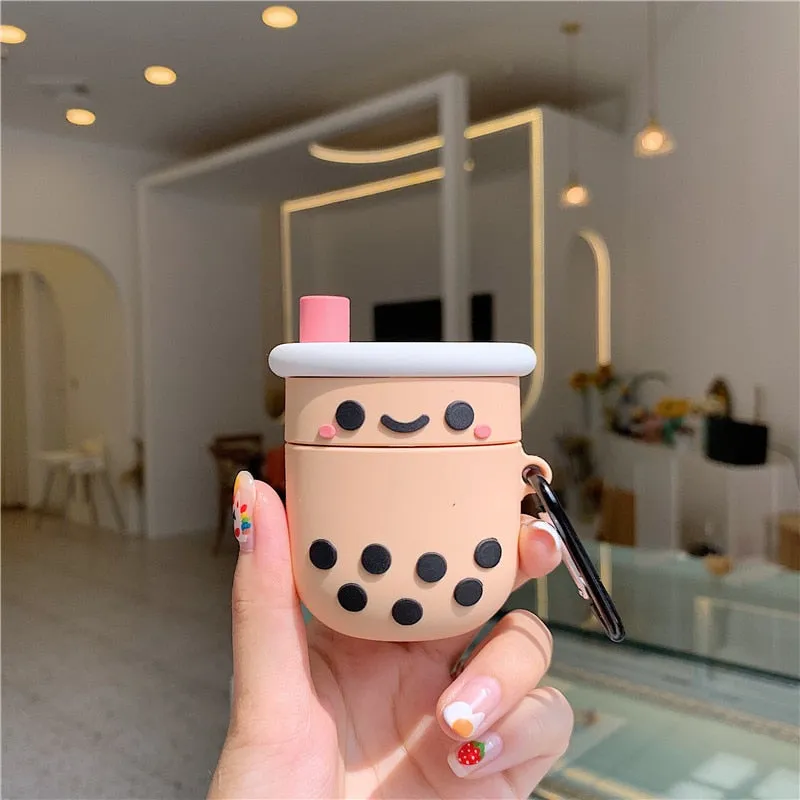 Boba AirPods Case Bubble Tea