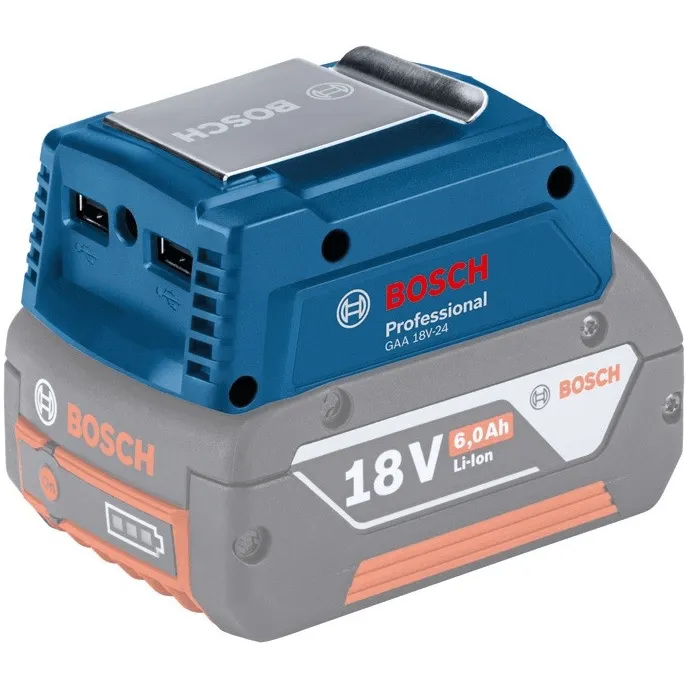 Bosch GAA 18V-24 USB Power Source Adapter for Battery