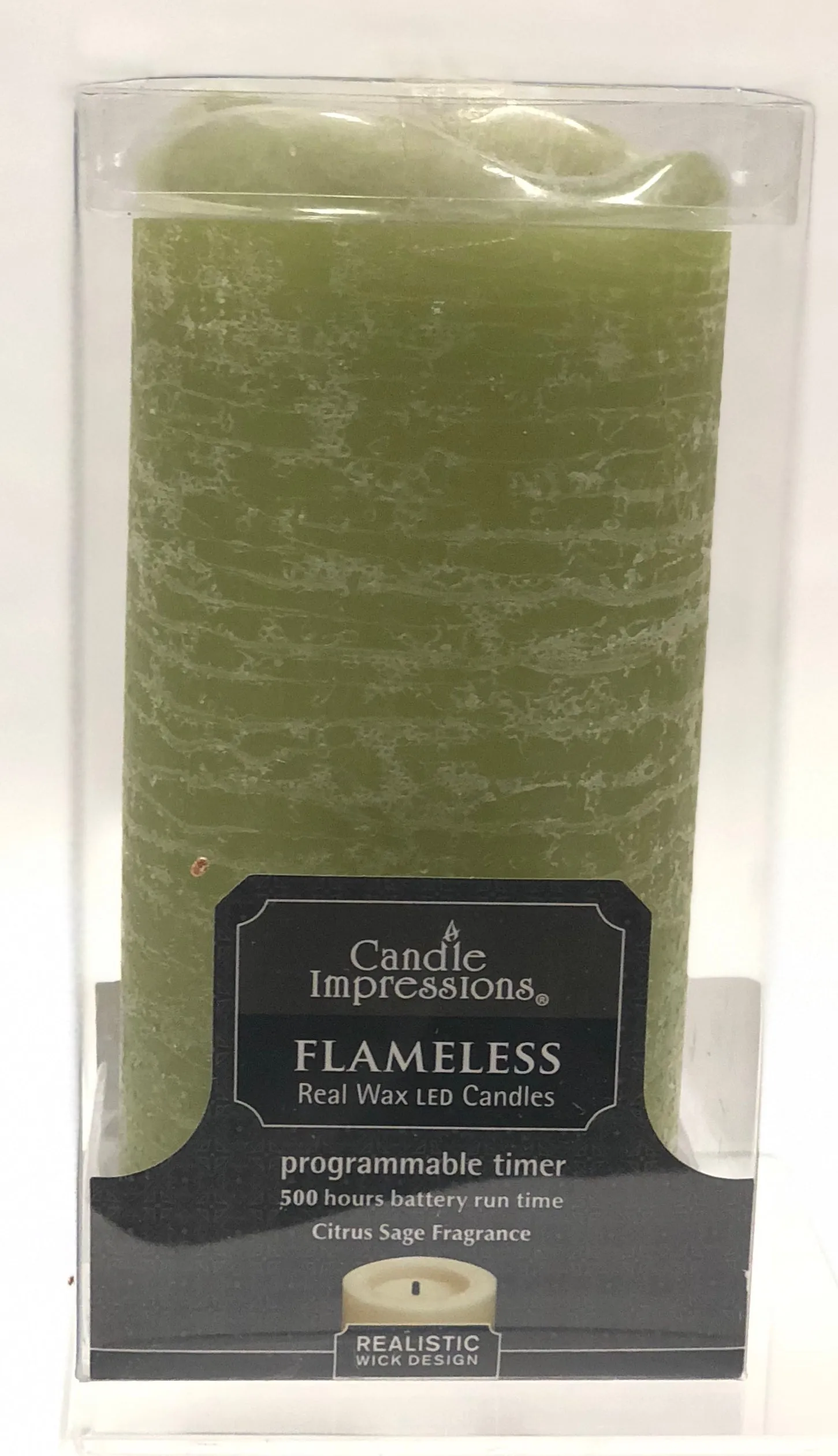 Candle Impressions -Battery Candle -Bamboo