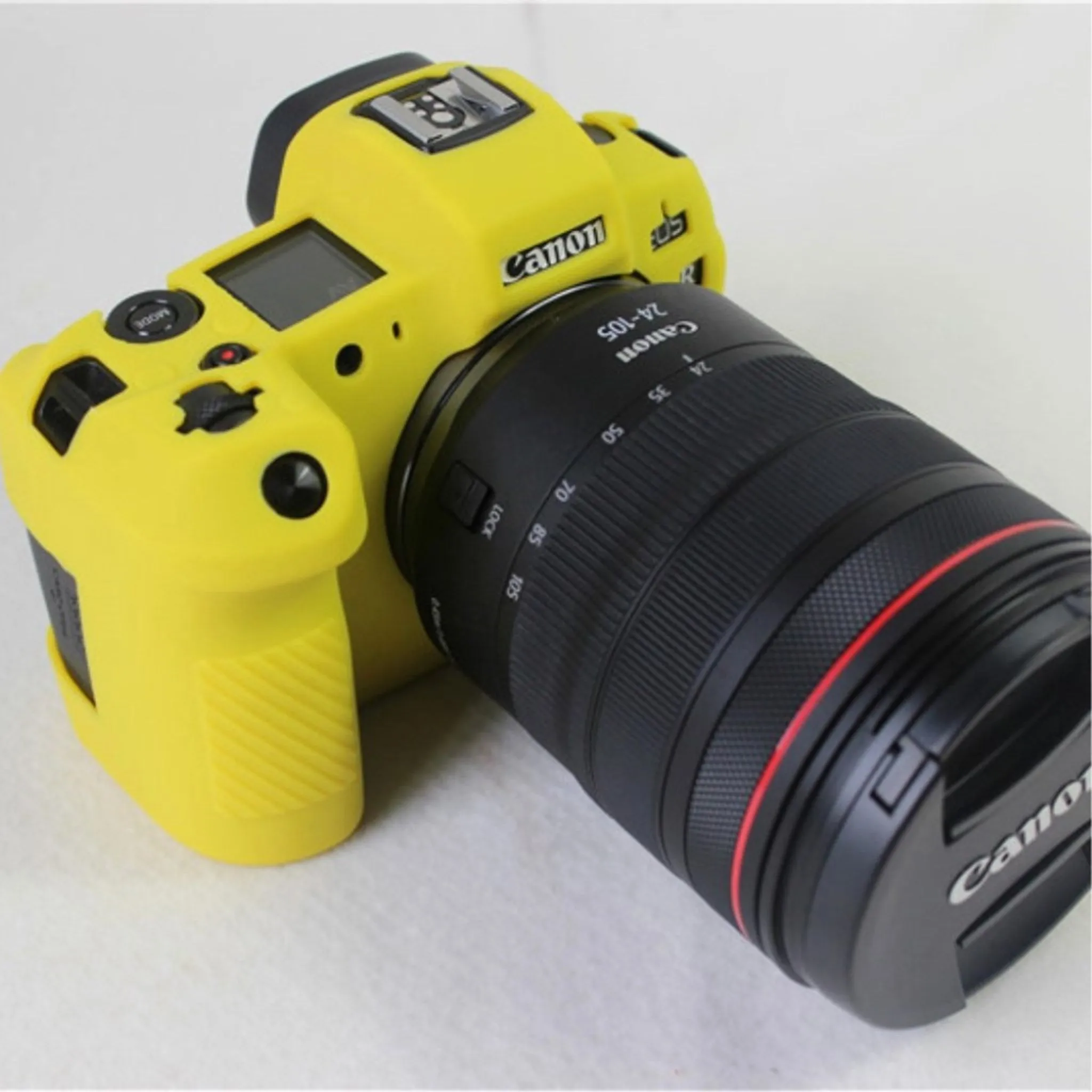 Canon EOS R soft silicone case - Yellow