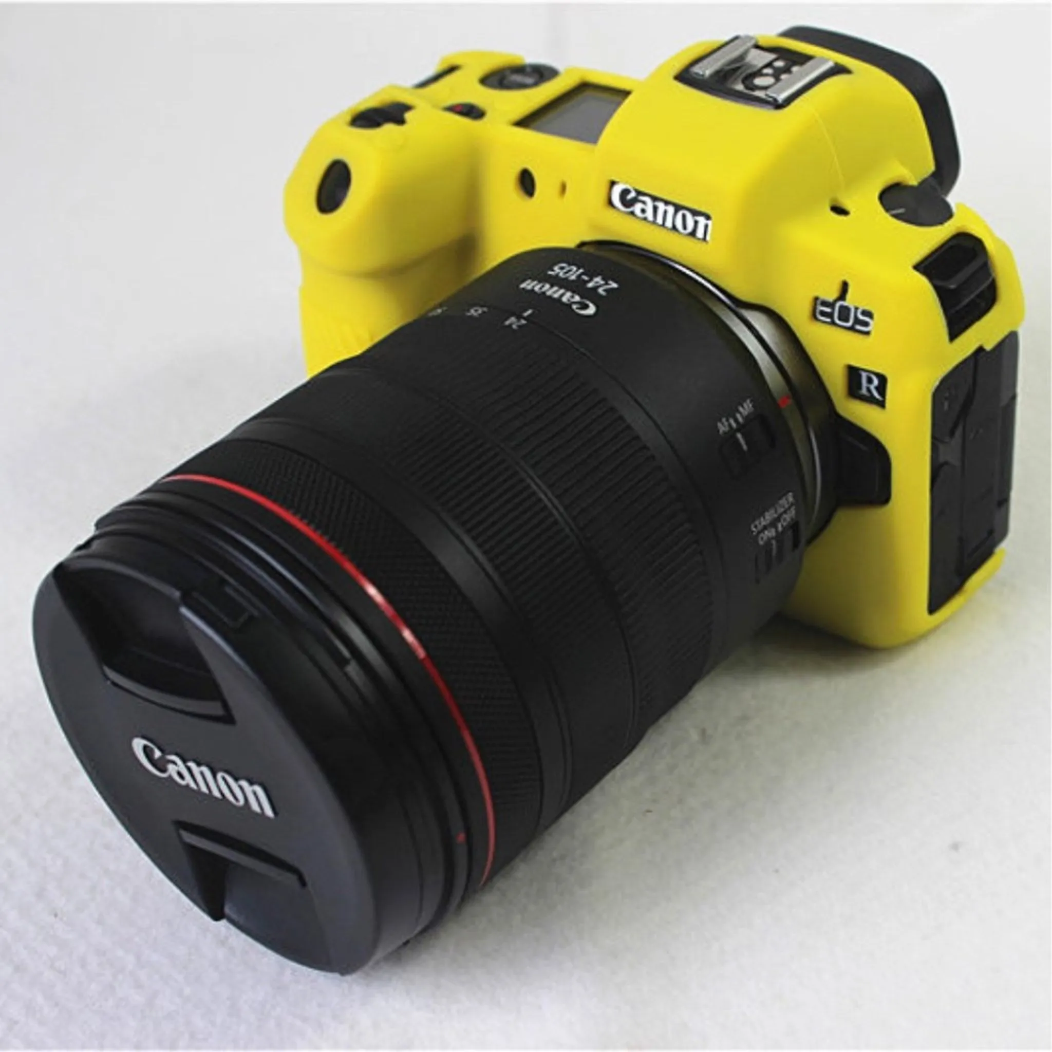 Canon EOS R soft silicone case - Yellow