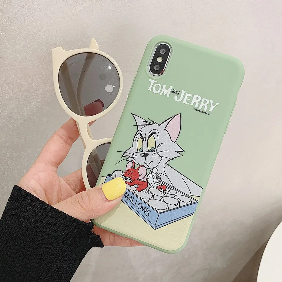 Cartoon Phone Case for Huawei Nova 4 3 3i 2S P20 Lite Pro P30 Honor 8X 10 View 20 9 8 Mate 20 Pro 10 Tom Jerry Silicone Coque