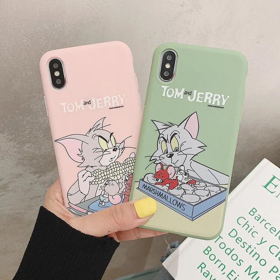 Cartoon Phone Case for Huawei Nova 4 3 3i 2S P20 Lite Pro P30 Honor 8X 10 View 20 9 8 Mate 20 Pro 10 Tom Jerry Silicone Coque