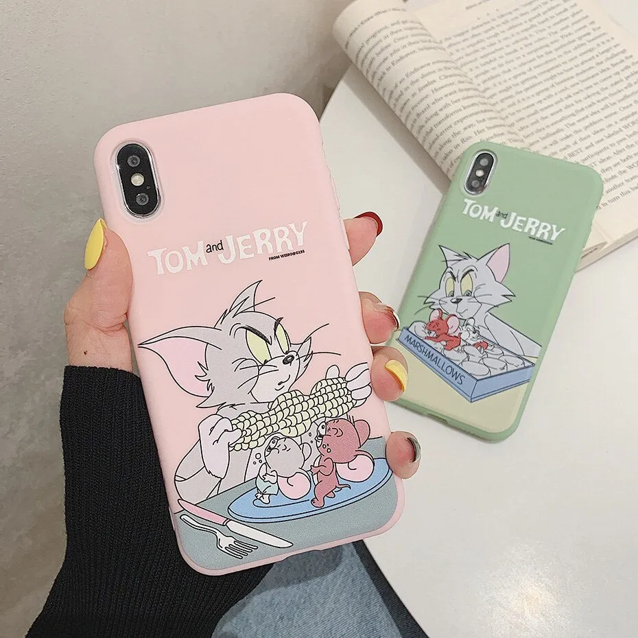 Cartoon Phone Case for Huawei Nova 4 3 3i 2S P20 Lite Pro P30 Honor 8X 10 View 20 9 8 Mate 20 Pro 10 Tom Jerry Silicone Coque