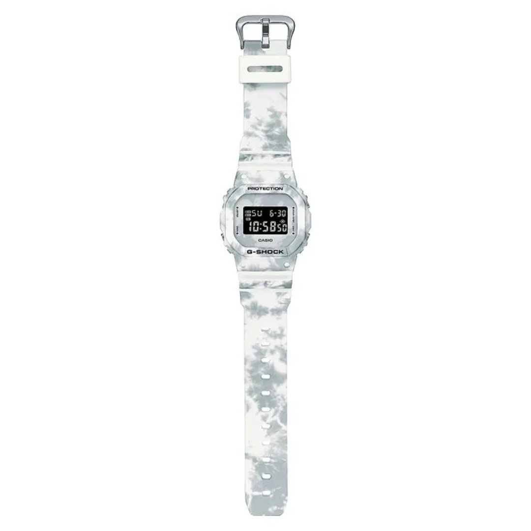 Casio 5600 Series White Digital Watch DW-5600GC-7DR