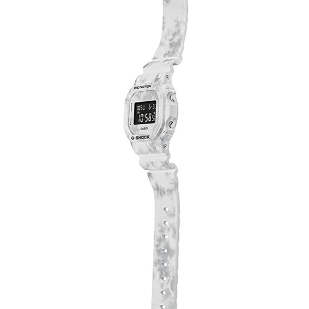 Casio 5600 Series White Digital Watch DW-5600GC-7DR