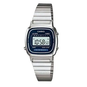 Casio LA670WA-2DF Silver Stainless Watch for Women