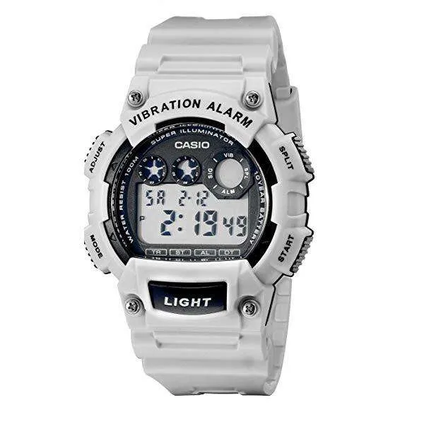 Casio W-735H-8A2 White Resin Watch for Men