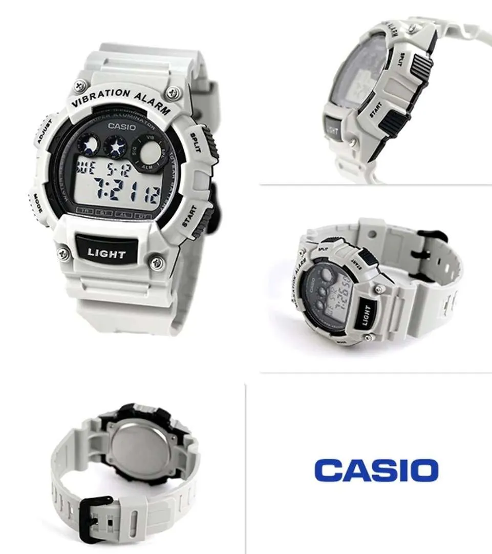 Casio W-735H-8A2 White Resin Watch for Men