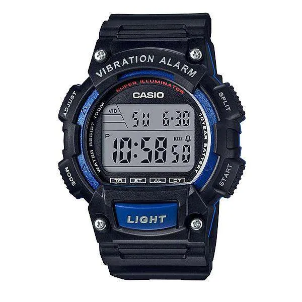 Casio W-736H-2AVDF Black Resin Watch for Men