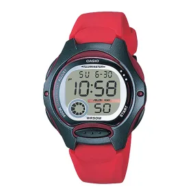 Casio Youth Red Digital Watch LW200-4B