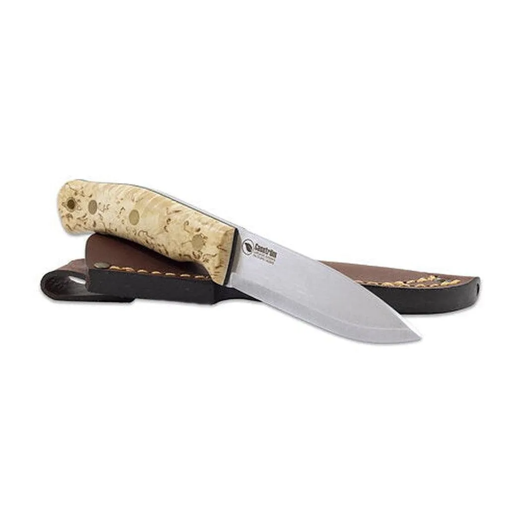 Casstrom No. 10 Swedish Forest Knife, Curly birch, Stainless