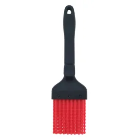 Chef Master 90248 Basting Brush, 2 in , 5-1/4 in L handle, beaded silicone, hangs on containers an