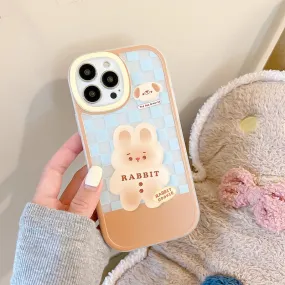 Chocolate Puppy & Bunny iPhone Cover