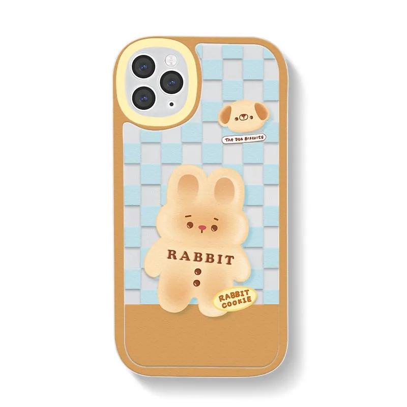 Chocolate Puppy & Bunny iPhone Cover