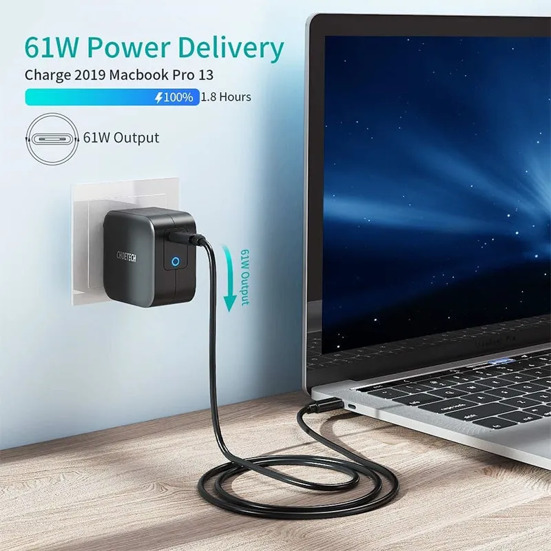 CHOETECH PD 61W Mini Charger