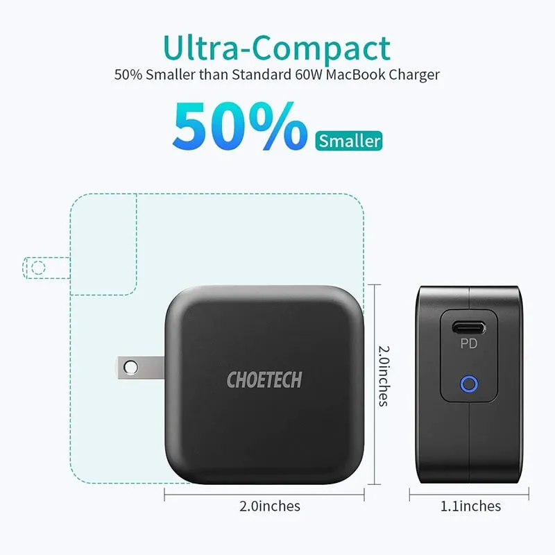 CHOETECH PD 61W Mini Charger