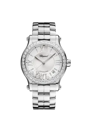 Chopard Happy Sport Stainless Steel &amp; Diamonds Ladies Watch