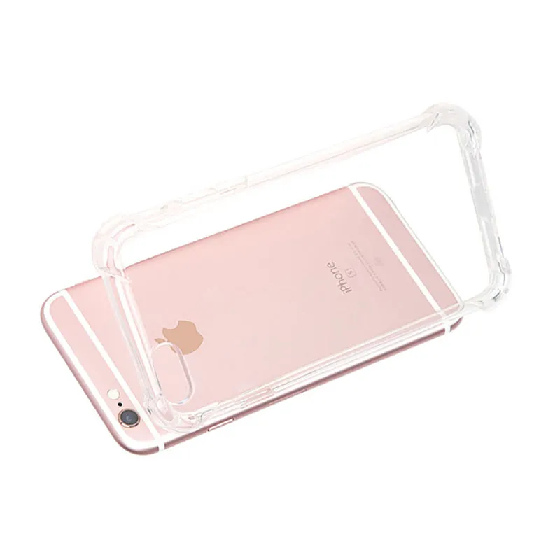 Clear Shockproof Soft Silicone Transparent Case Phone Back Cover Fit For iPhone X 6 7 8 Plus Phone Case For iPhone XS Max XR