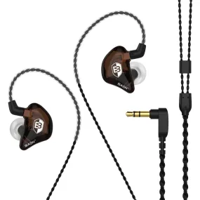 Clearance Sale-BASN Bsinger BC100 In-Ear Monitor Headphones (Brown)