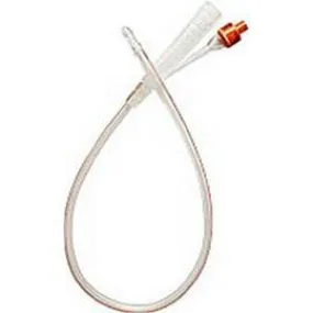 Coloplast Cysto-Care Folysil 2-Way Silicone Foley Catheter 24Fr 16" L, 15 cc Balloon Capacity, 100% Silicone, Latex-free - Case of 5