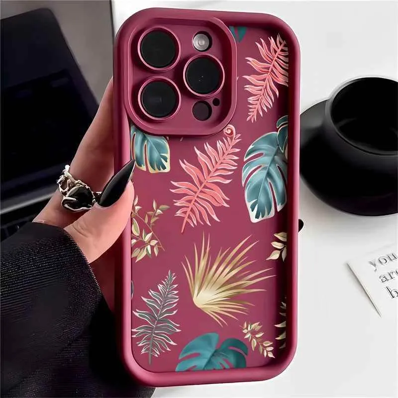 Cute Phone Cases For Galaxy A54, A34, A24, A14, A11, A53, A52, A33, A32, A31, A23, A12, A04E, A03, A05S, A25 - Flower Cover - TSP319