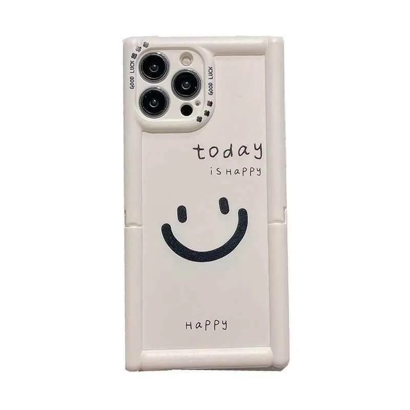 Cute Phone Cases - Lucky Happy Smile Holder Stand Case for iPhone 15/14/13/12 Pro Max - TSP292