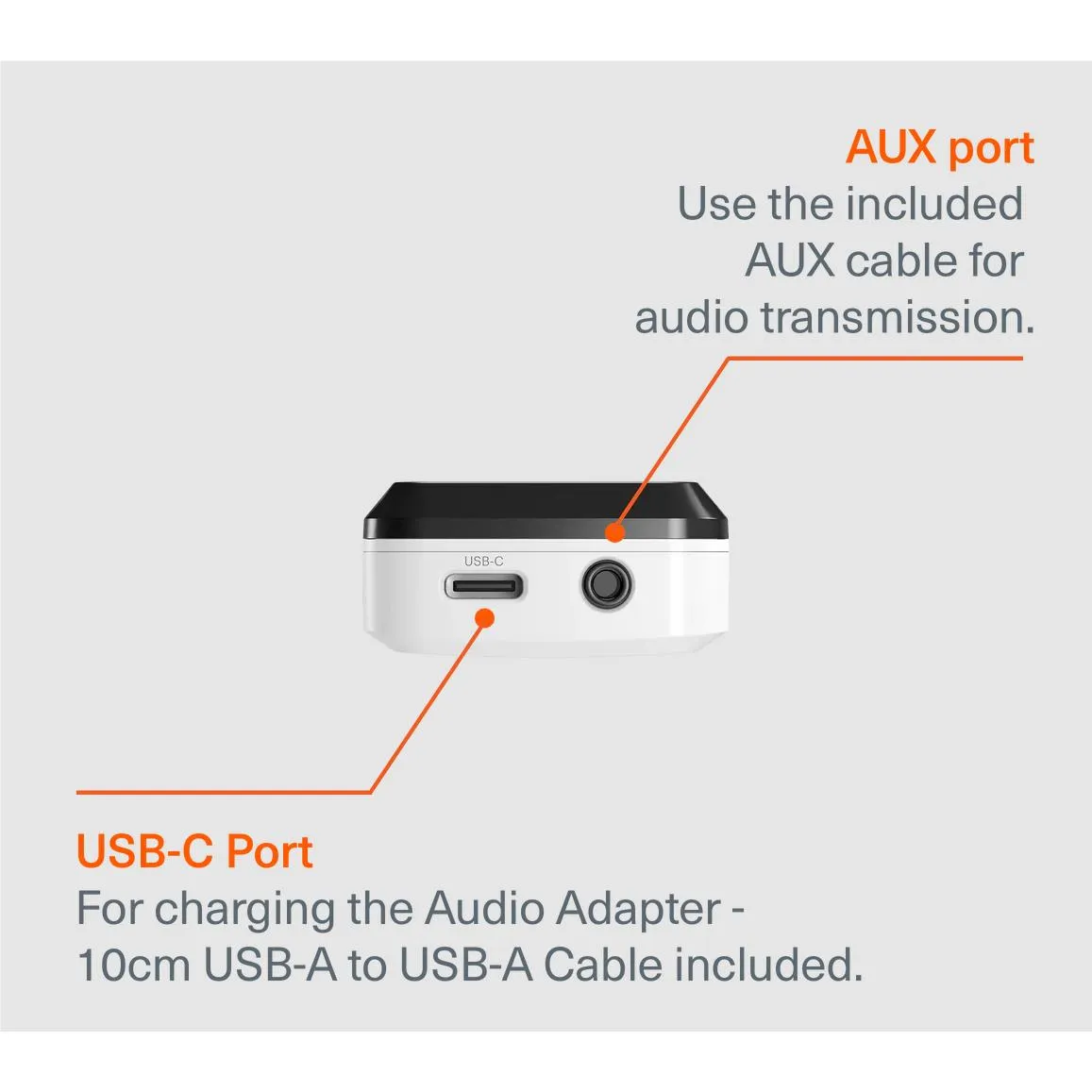 Cygnett Voyager Wireless Elite Audio Adapter (White)