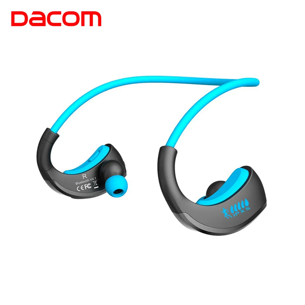 Dacom ARMOR Waterproof Sport Wireless Headphones Earphone Bluetooth Earphone Stereo Audio Headset with Handsfree Mic for Running