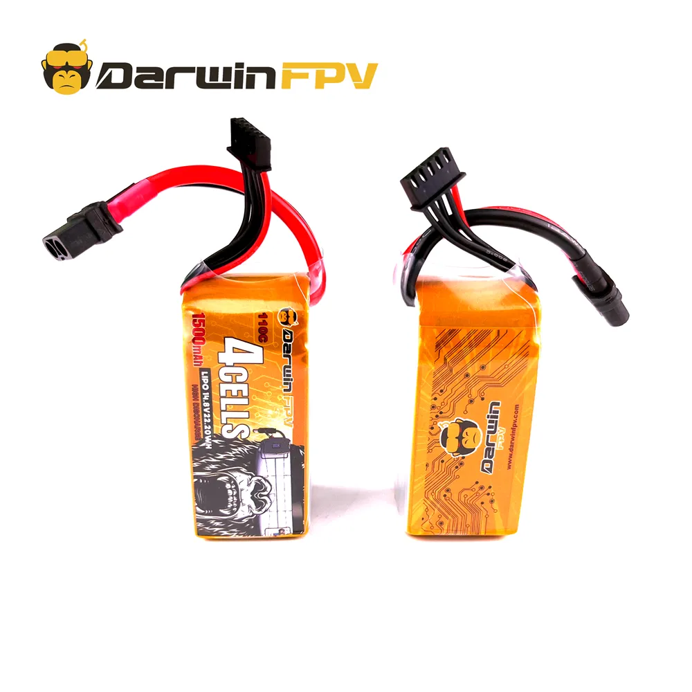 DarwinFPV 1500mAh 4S 14.8V 110C LiPo Battery