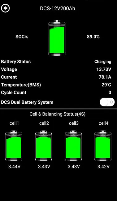 DCS 200AH Slimline Lithium Super Battery