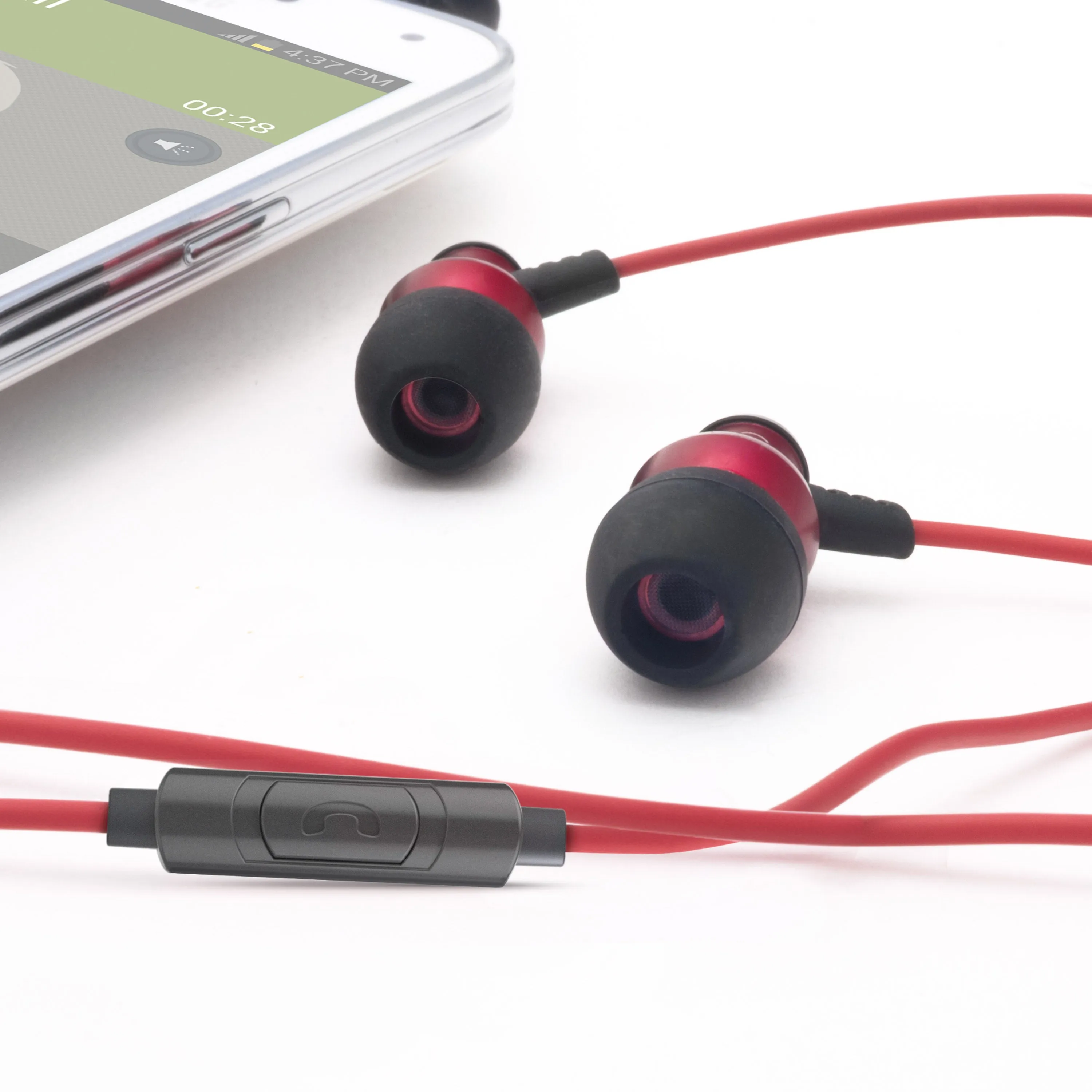 Delta IEM Noise Isolating Earphones With Microphone & Remote