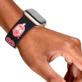 Delta Sigma Theta DST Inspired Apple Watch Band Sorority Black 1913 Watch Band Strap Women