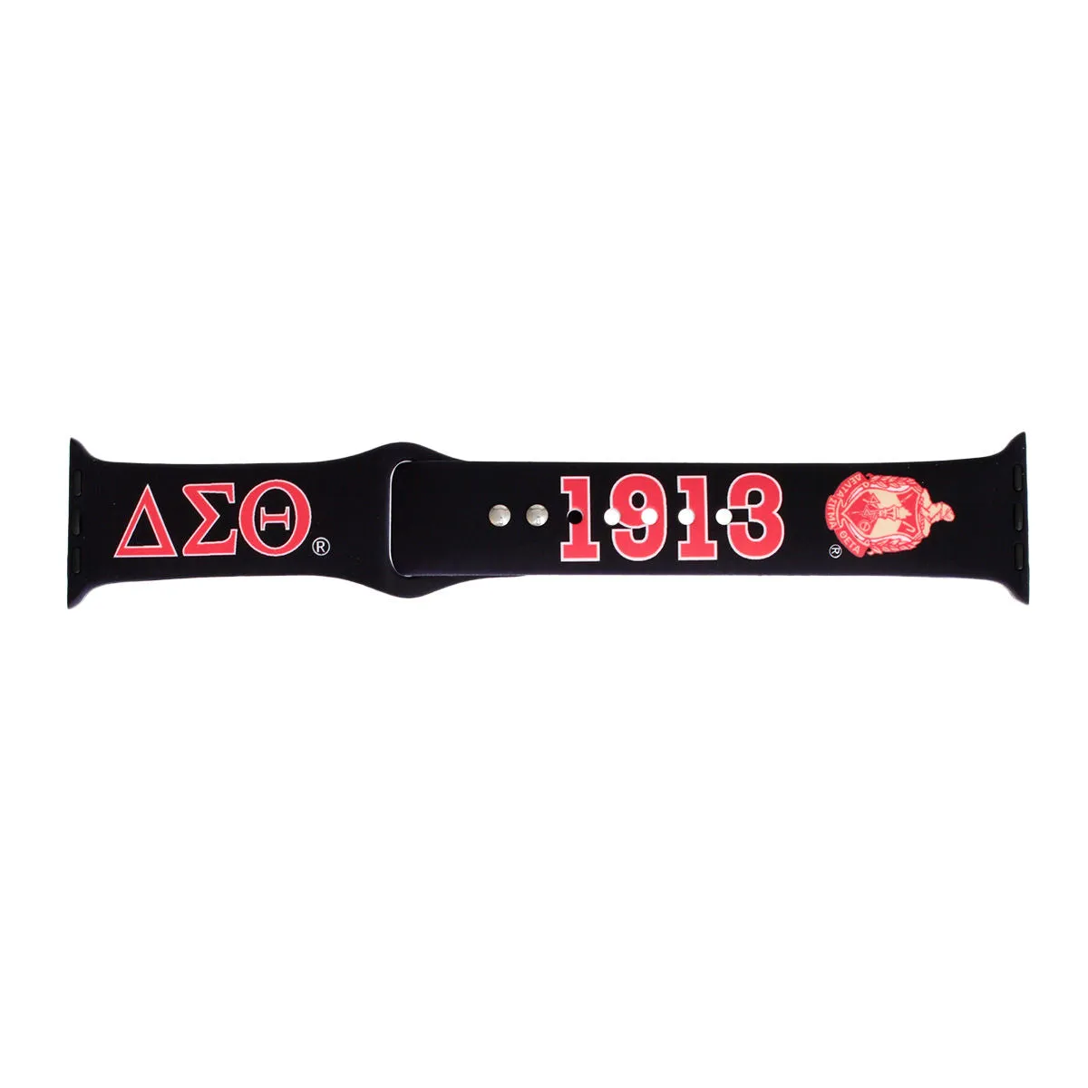 Delta Sigma Theta DST Inspired Apple Watch Band Sorority Black 1913 Watch Band Strap Women