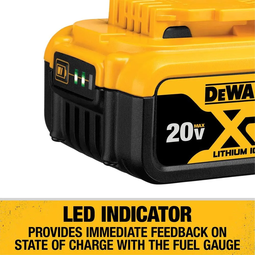 DEWALT 20V Max XR 20V Battery, 5.0-Ah, 2-Pack.