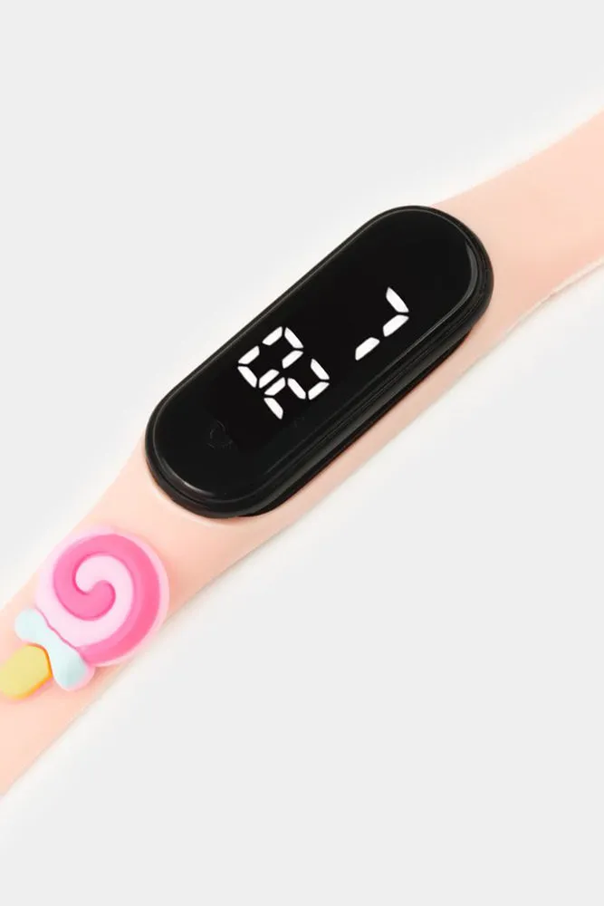 Digital Watch Pink