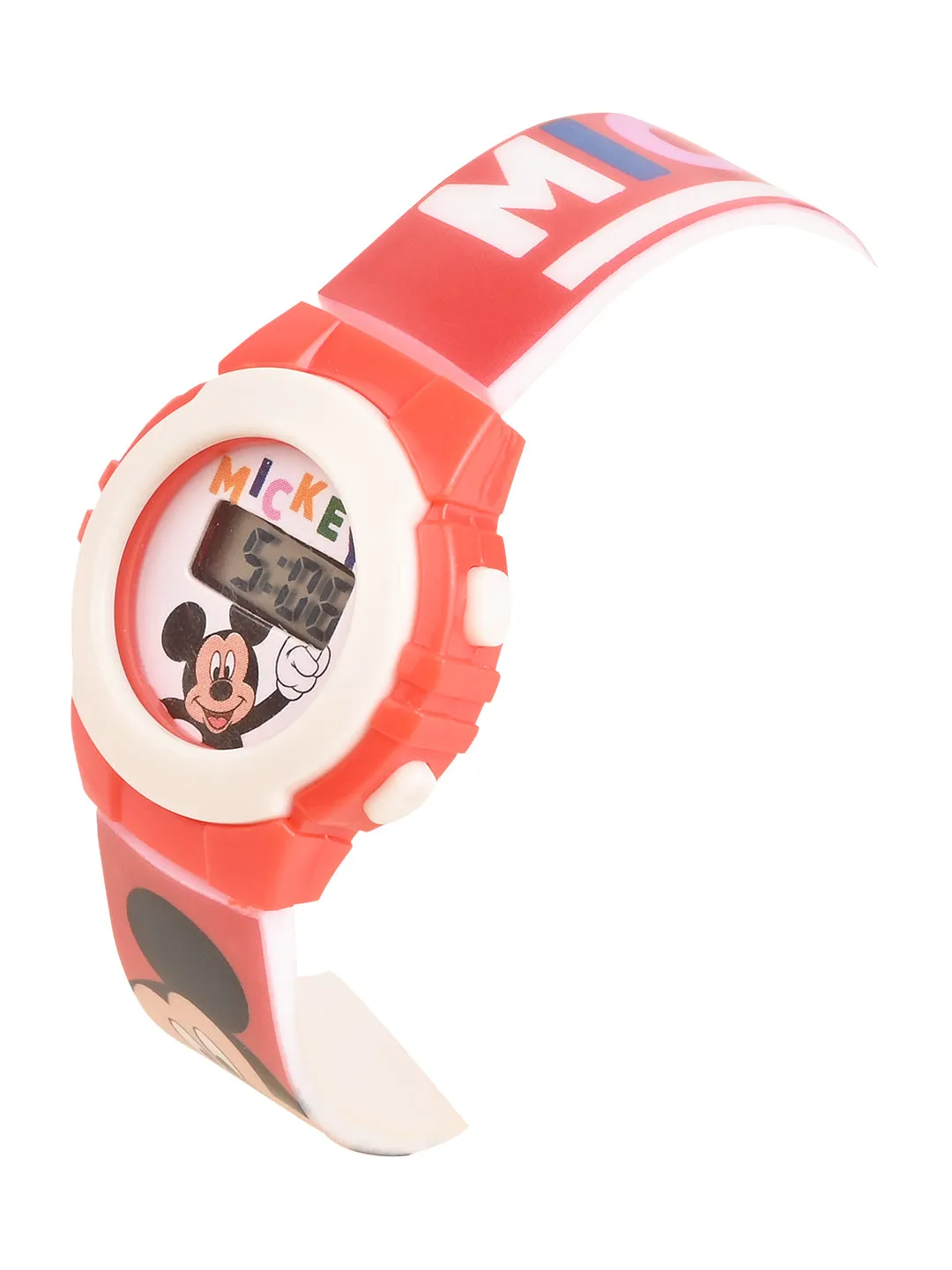 Disney Boy's Mickey Graphic Printed Basic Digital Watch