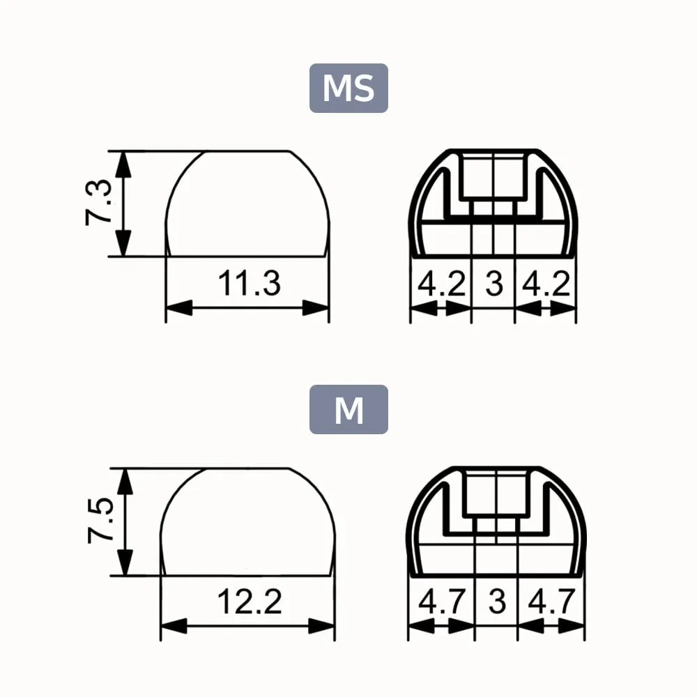 DIVINUS Velvet Eartips For TWS For 3mm-5mm Nozzle