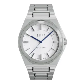 Dufa Wachsmann Hybrid Meca-Quartz Contemporary White Men's Watch DF-9037-11