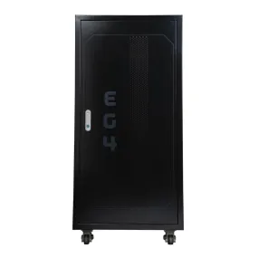 EG4 | Enclosed Battery Rack | 6 Slot | Wheels Included | Bus Bar Covers | Welded   Assembled