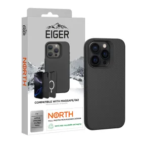 Eiger North Case Magsafe for iPhone 15 Pro Max in Black