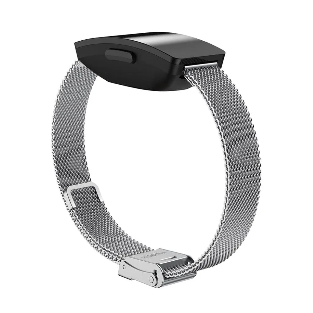 Fitbit Ace 2 / Inspire HR buckle design stainless steel watch band - Silver