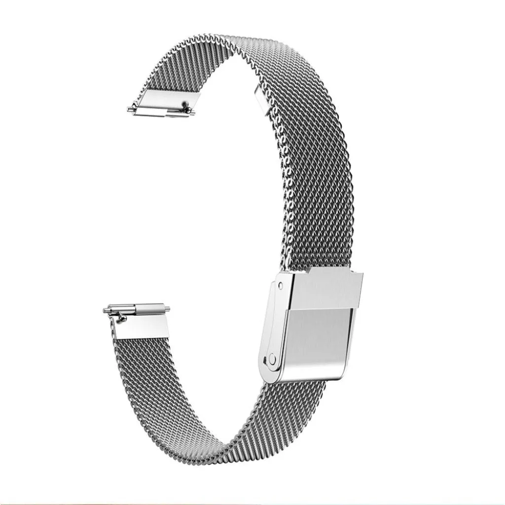 Fitbit Ace 2 / Inspire HR buckle design stainless steel watch band - Silver